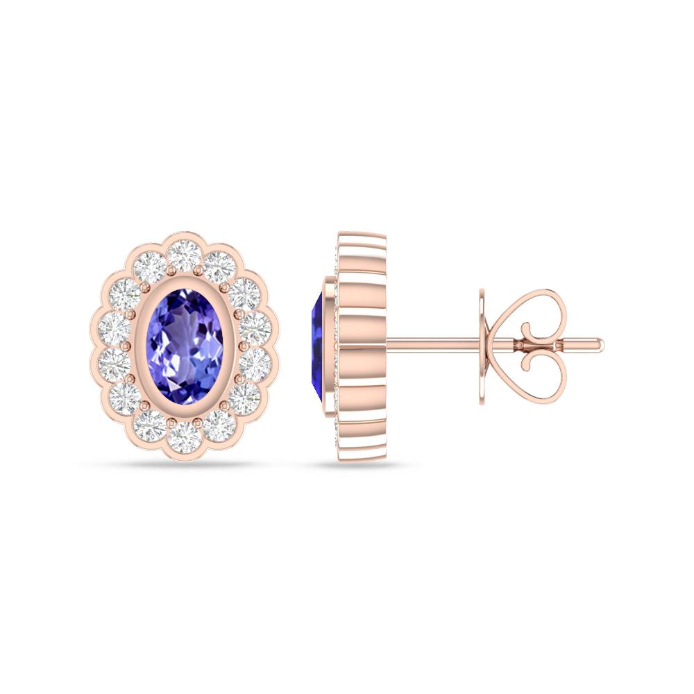 Rose Gold - Tanzanite